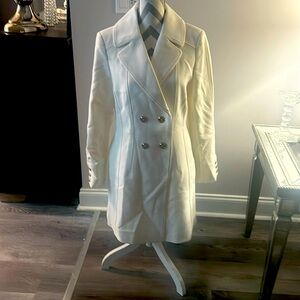 Rand new coat, ivory, gorgeous